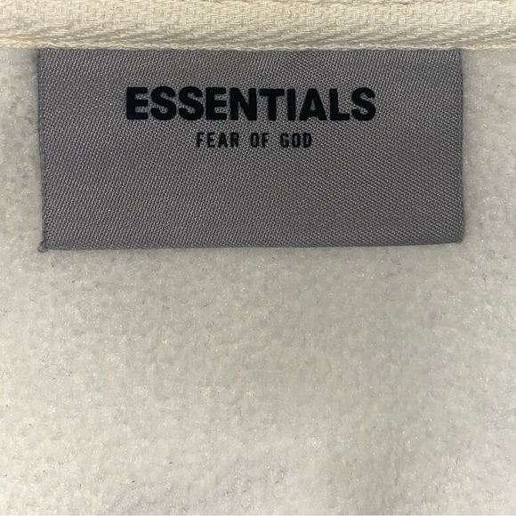 ESSENTIALS FEAR OF GOD fuzzy quarter zip jacket - Picture 4 of 4